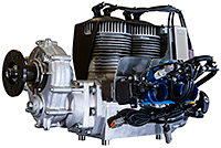 Hirth 3203 2-cycle 65 horsepower aircraft engine