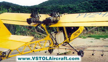 Two 2706's installed in VSTOL twin engine spray plane